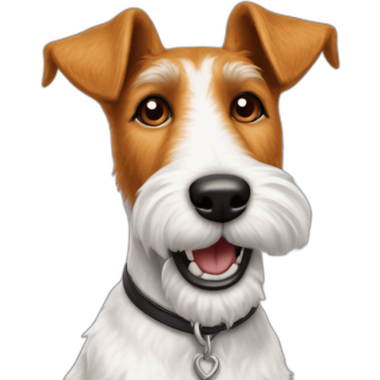 Fox-terrier-pelo-de-alambre-sonriendo-con-una-oreja-arriba emoji