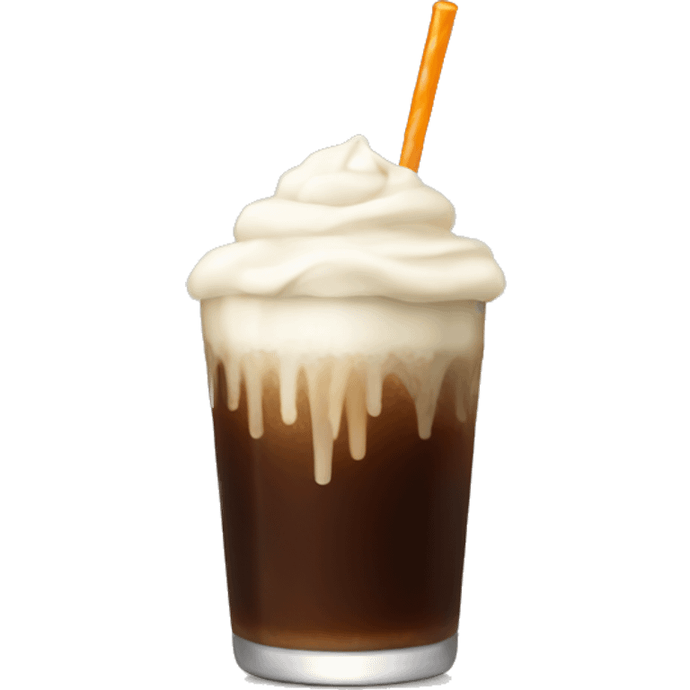 Root beer float emoji