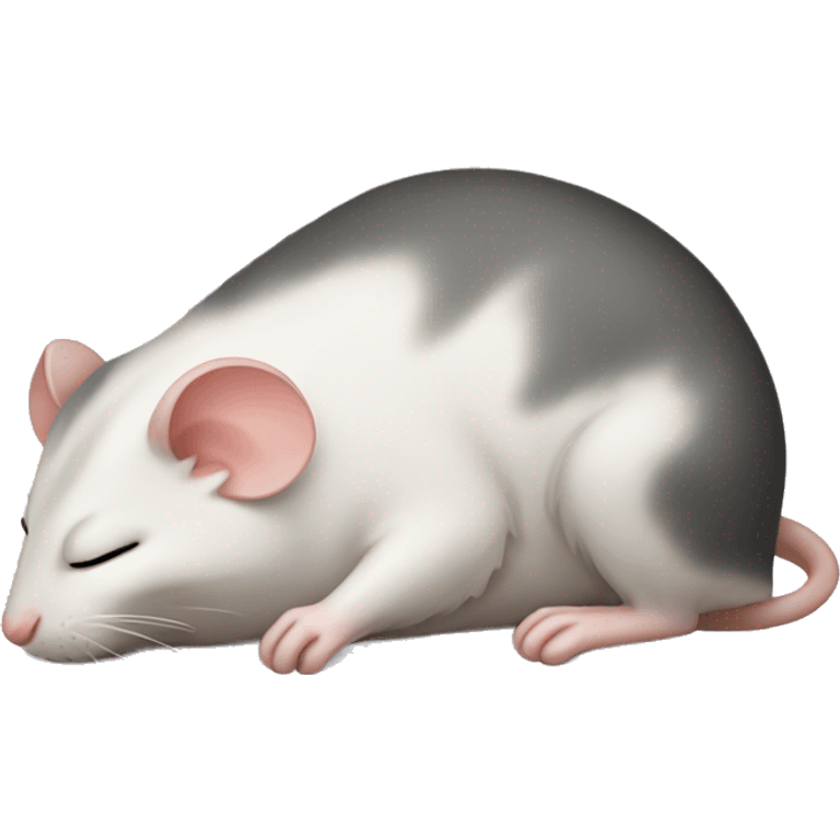 sleeping dizzy rat emoji