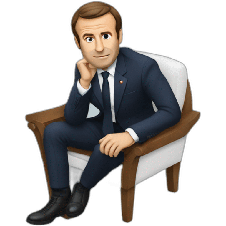 Macron qui dort emoji