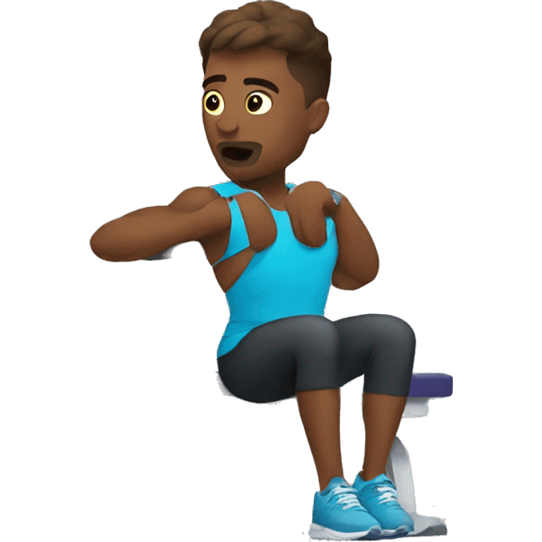 Hard workout  emoji