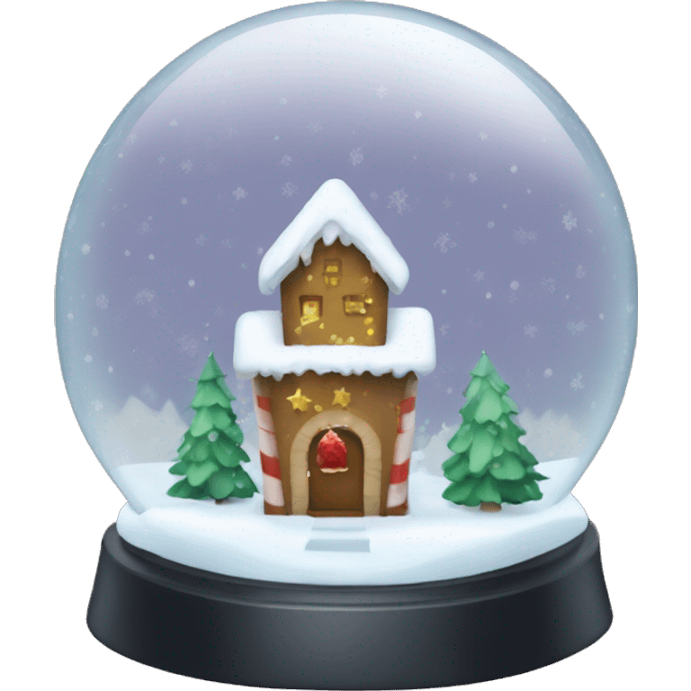 Christmas snowglobe emoji