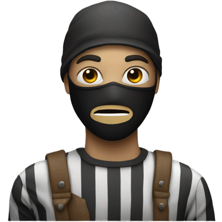 Make an robber emoji emoji