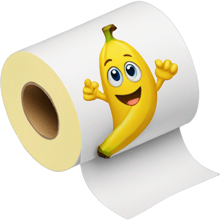  banana toilet paper  emoji