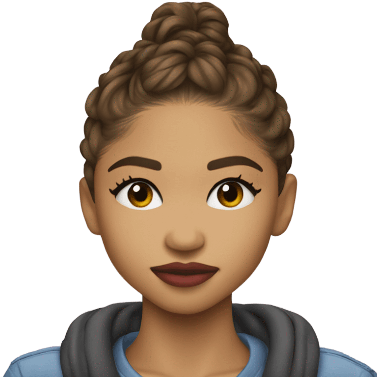 Zendaya kissing zendaya emoji