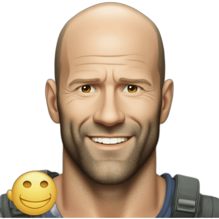 jason statham doigt d’honneur emoji