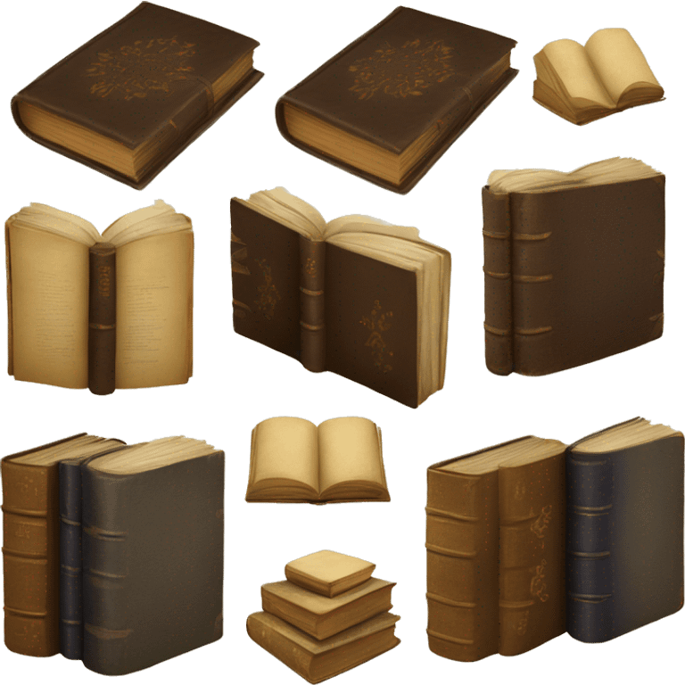 Old elegant books emoji