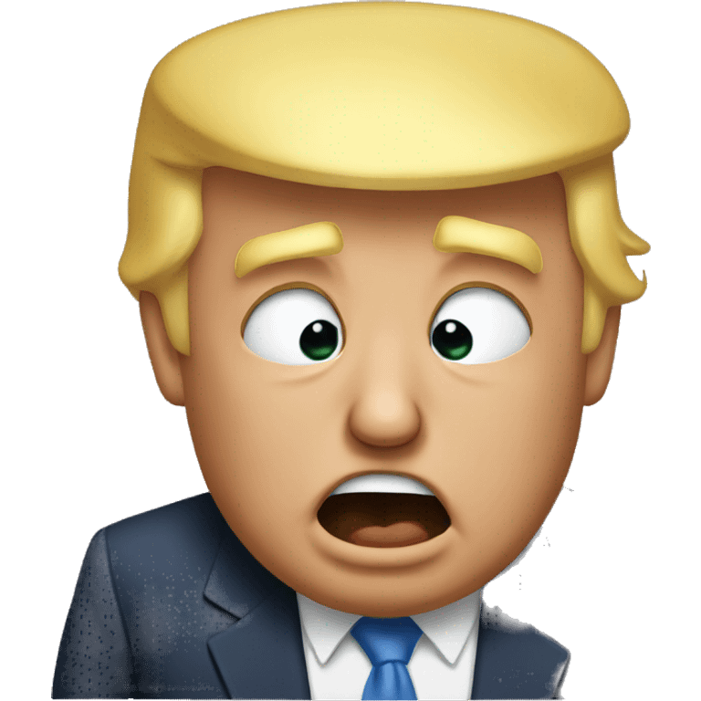 Donald Trump crying emoji