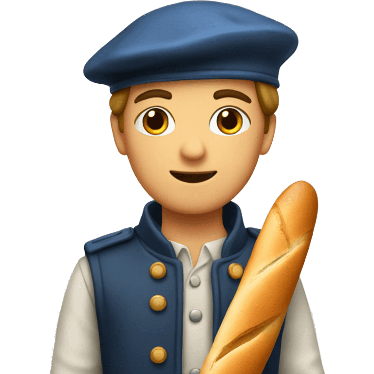 french-boy-with-baguette-and-beret emoji