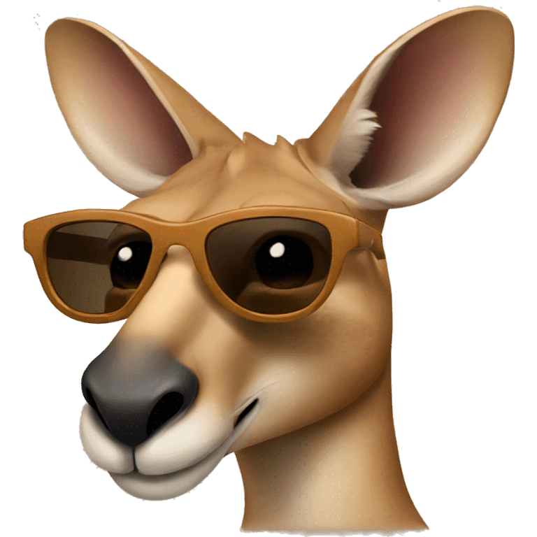 kangaroo sunglasses emoji