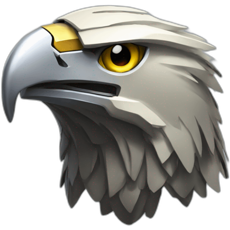 mecha eagle head emoji