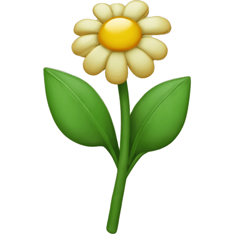 Blume mit Emoji Gesicht  emoji