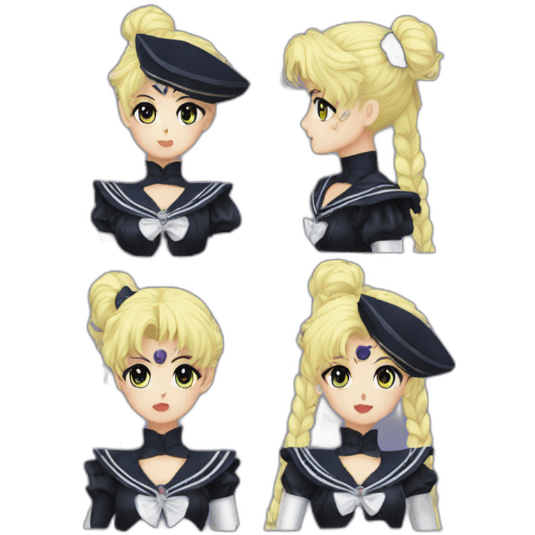 gothic sailor moon emoji