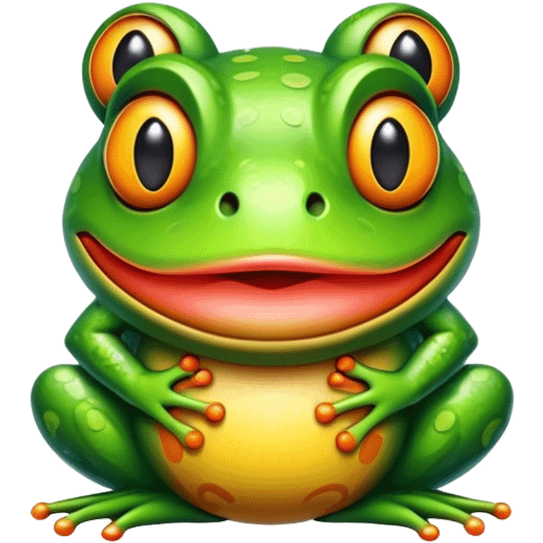 Frog tiki emoji