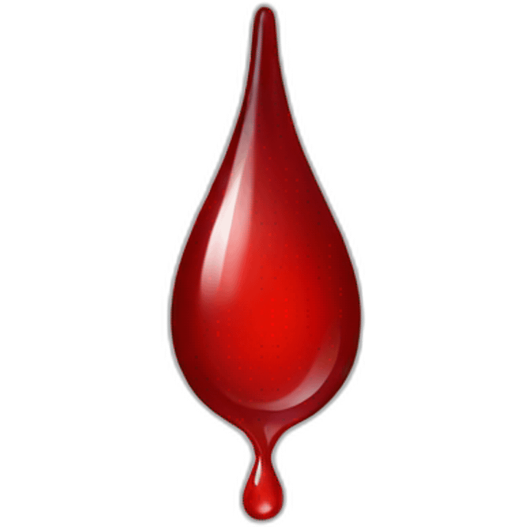 blood drop emoji