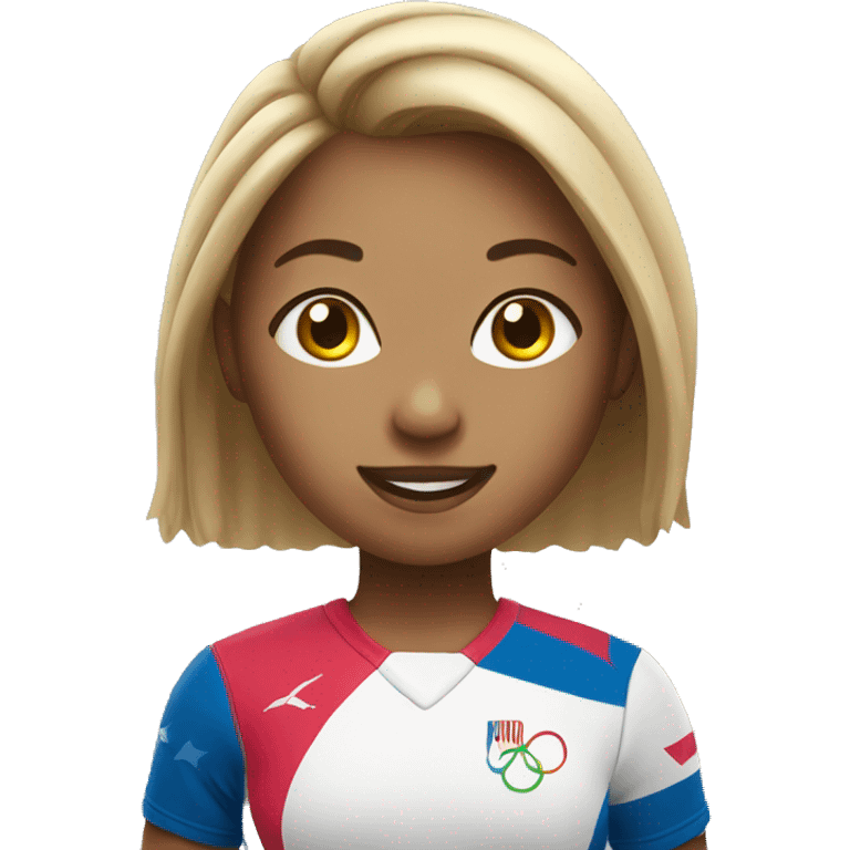 summer olympics girl playing volleyball emoji