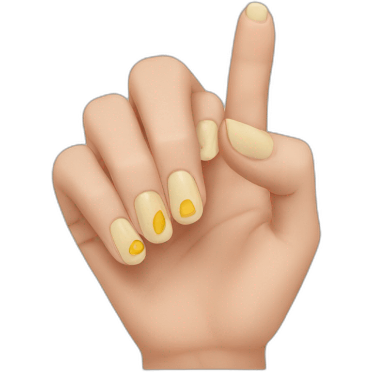 finger nail emoji