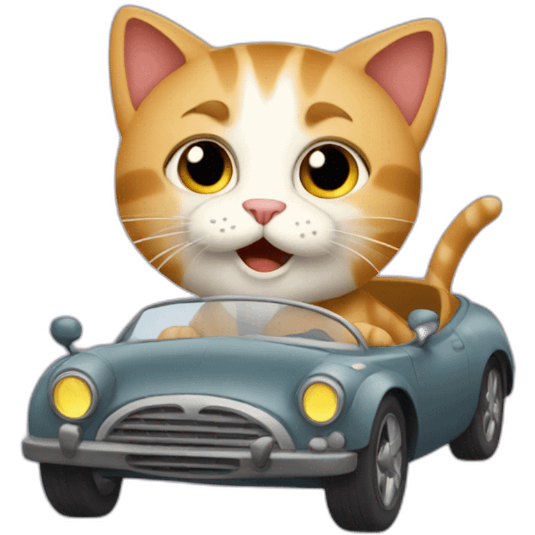 cat-driving-a-car emoji