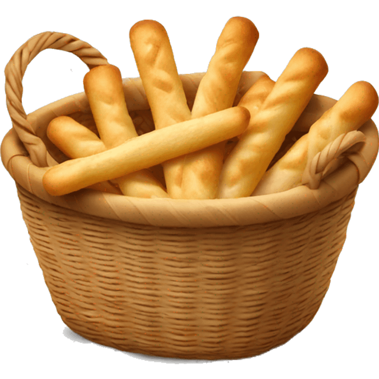 Basket of buttermilk breadsticks  emoji