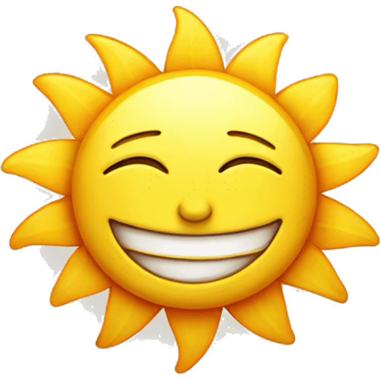 smiling sun emoji