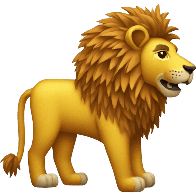 Piñata lion emoji