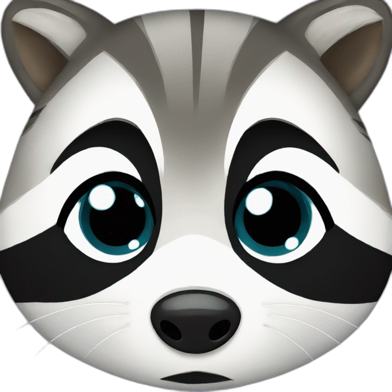 raccoon tears emoji