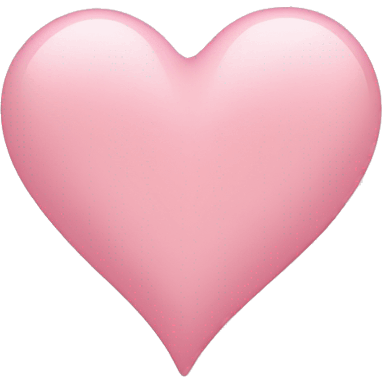 Light pink heart emoji