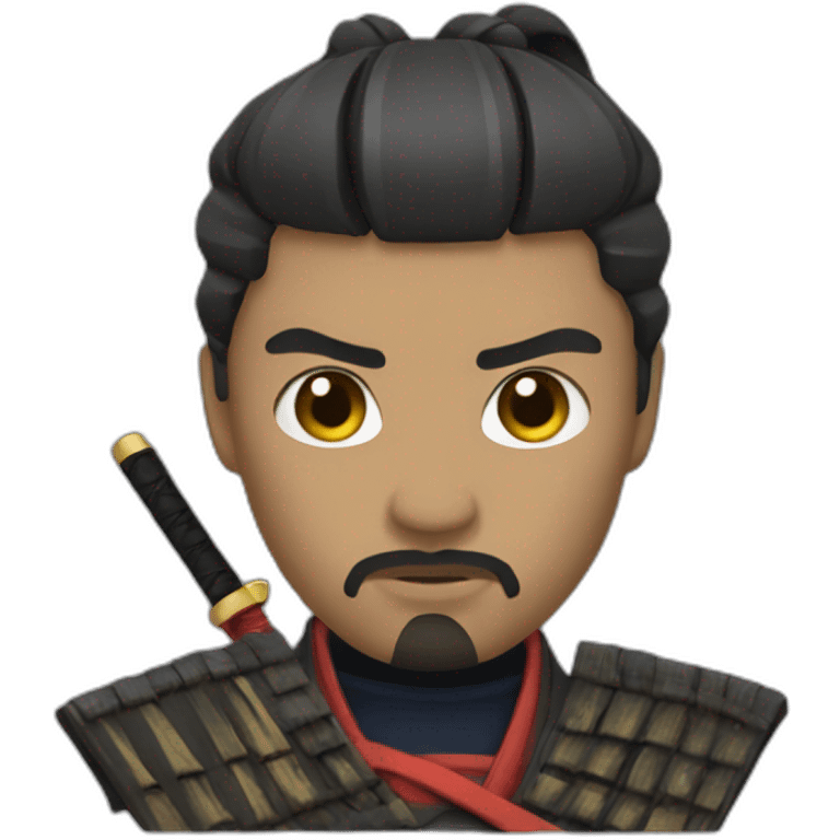 Samurai hip hop style emoji