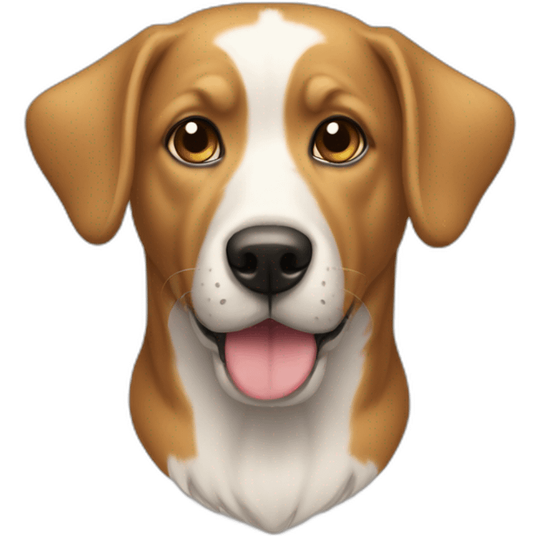 Chien sur chat emoji