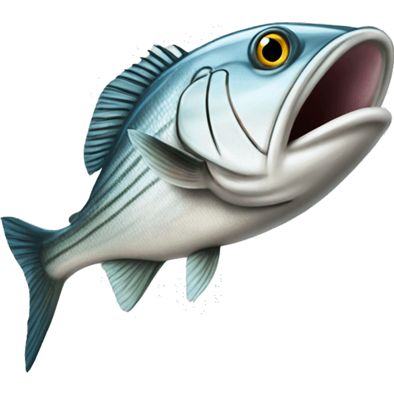 Striper baseball fish emoji