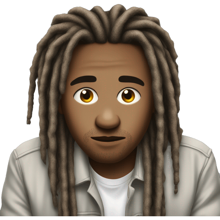 Young-Hustler-with-dreads-sitting-at-computer-with-really-bad,-forward-leaning-to-the-right-handside emoji