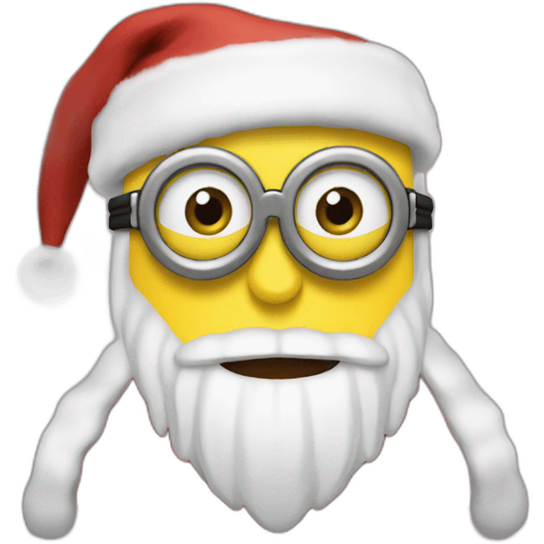 minion santa emoji