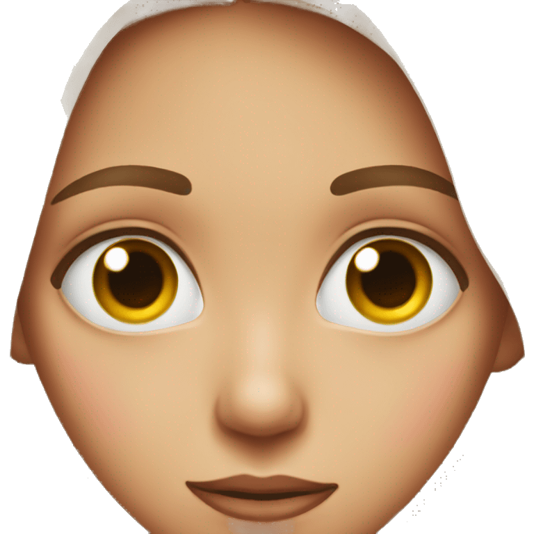 Girl rolling her eyes up emoji