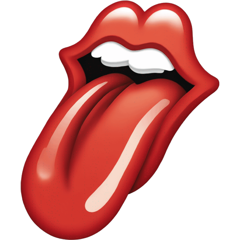 Rolling Stones tongue logo Gomp emoji