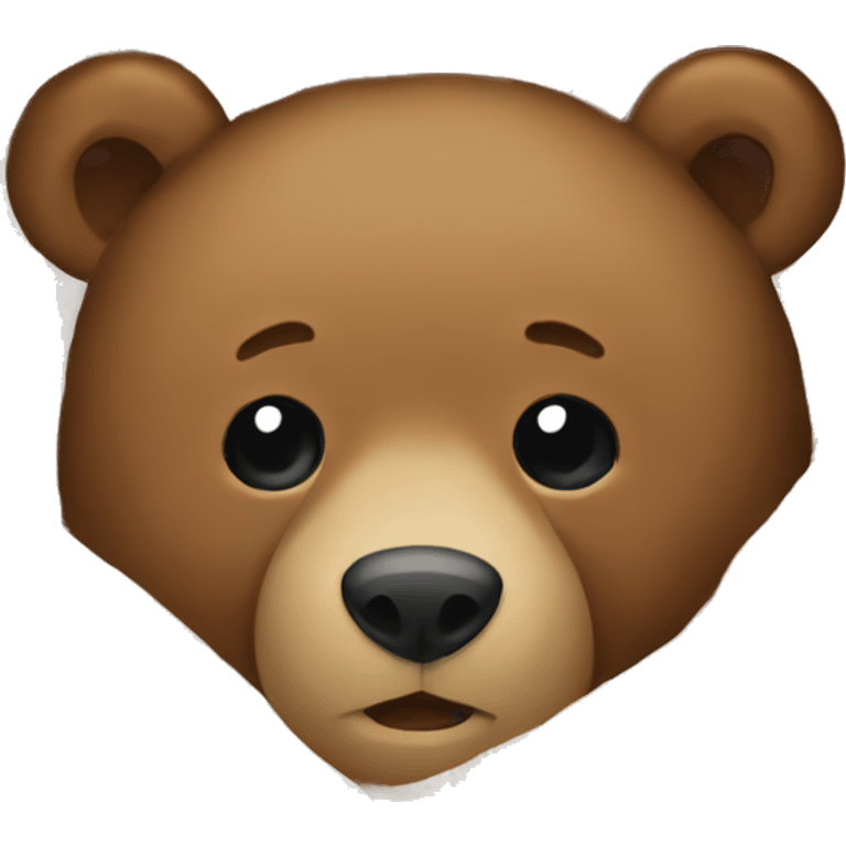 bear cozy in blanket emoji