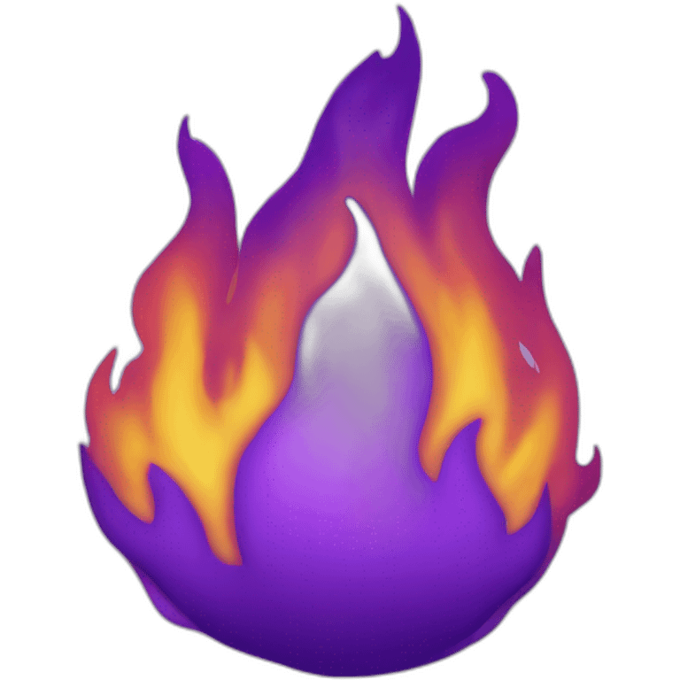 purple fire emoji