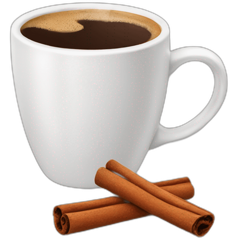 Coffee with cinnamon  emoji