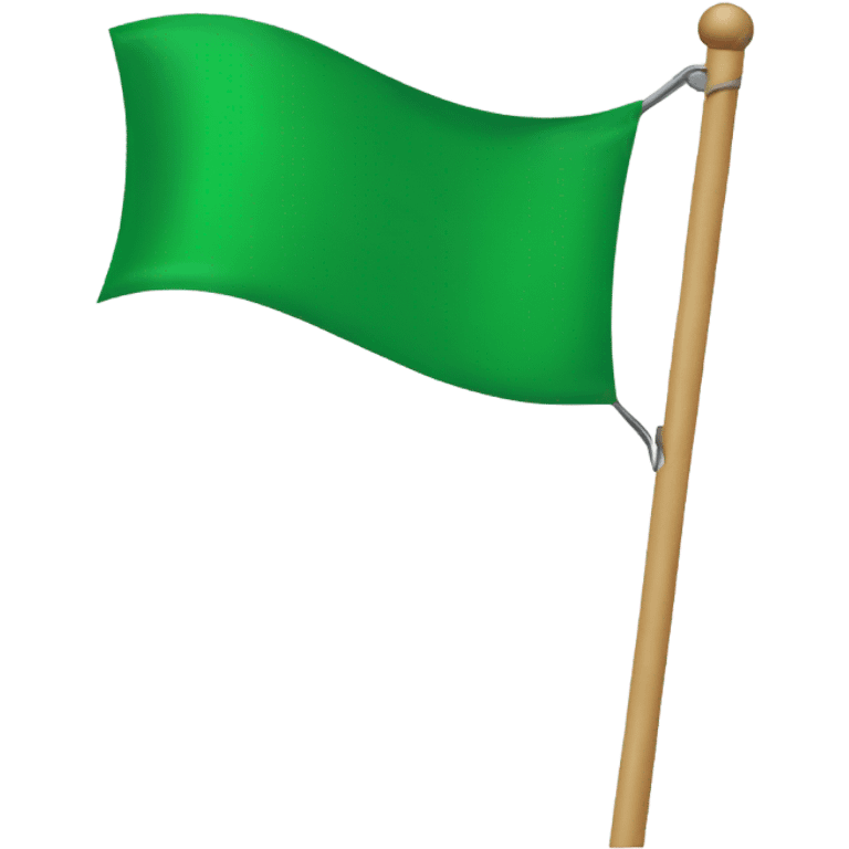 Green flag  emoji