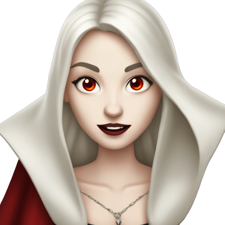 a vampire emoji