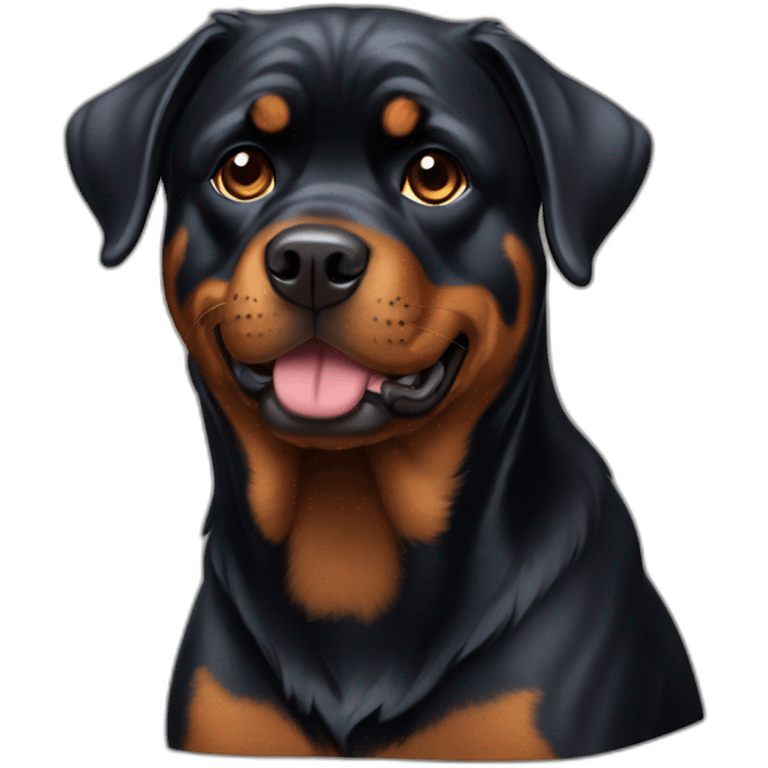 Dog rottweiler  emoji