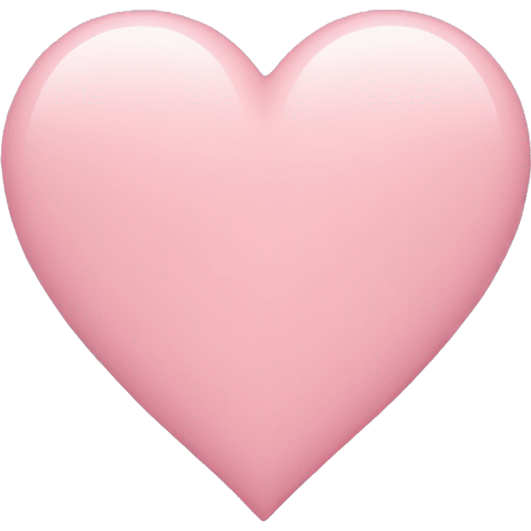 Pastel pink heart emoji emoji