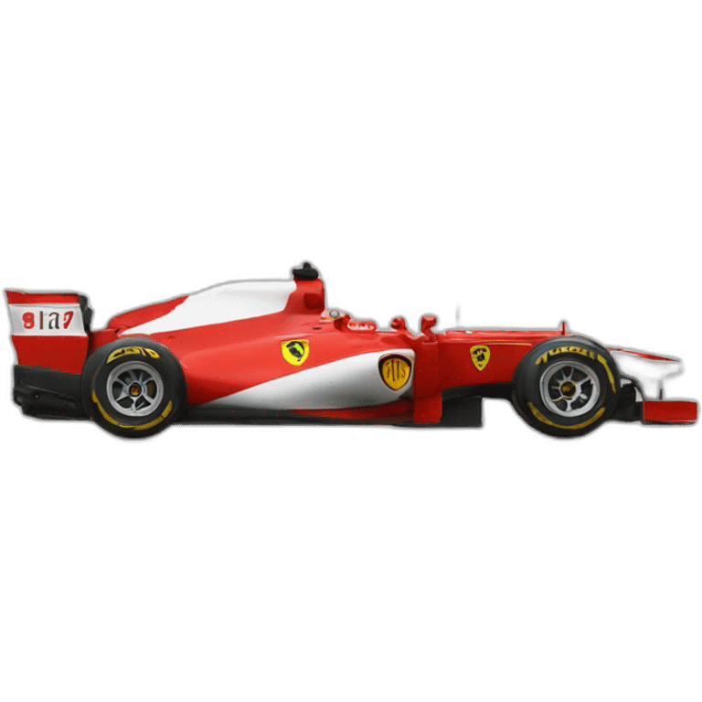 Ferrari f1 side view emoji