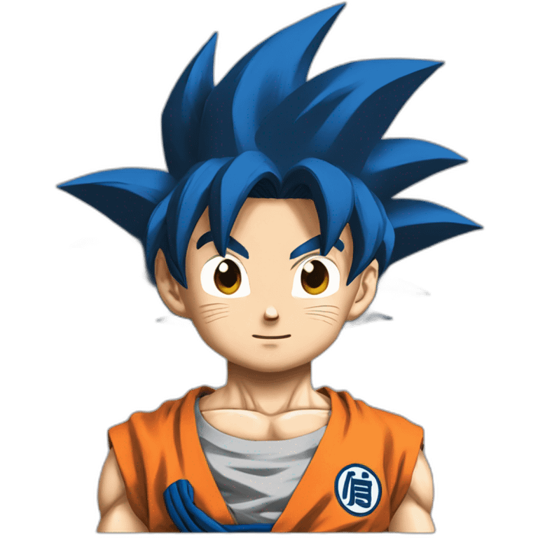 Son goku blau emoji