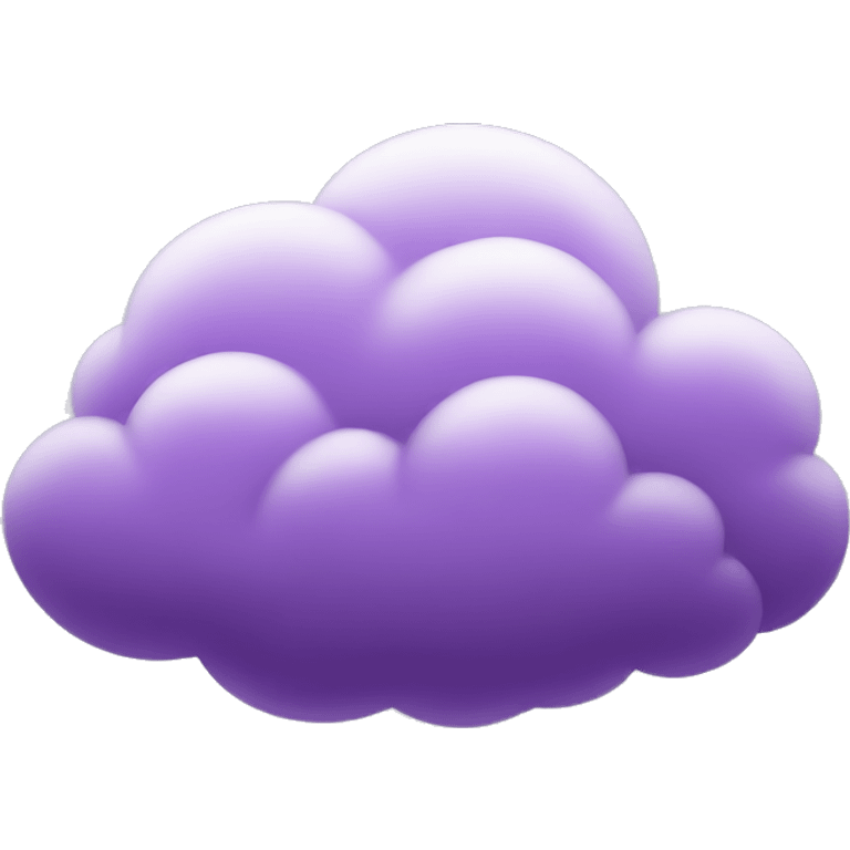 Purple cloud emoji