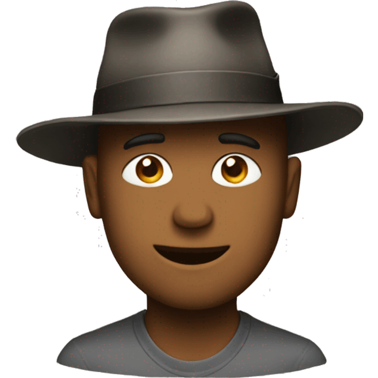 the hat man emoji