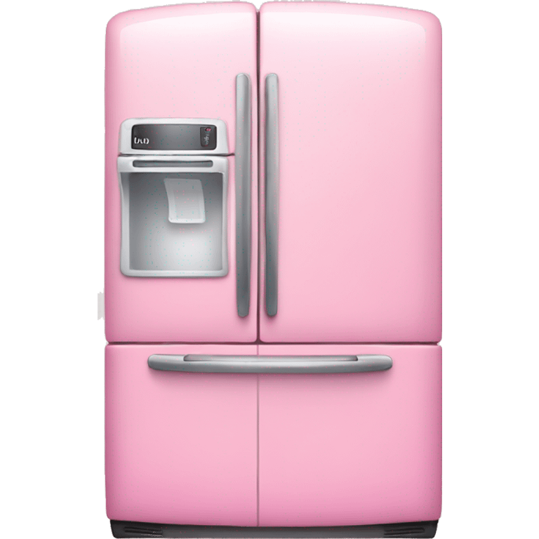 Pink realistic fridge emoji