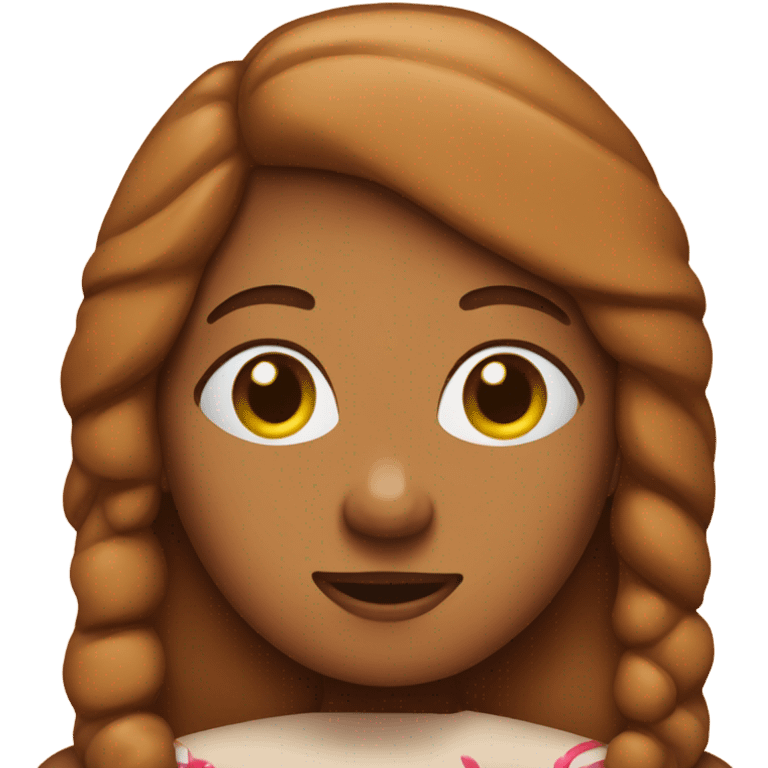 Gingerbread girl emoji