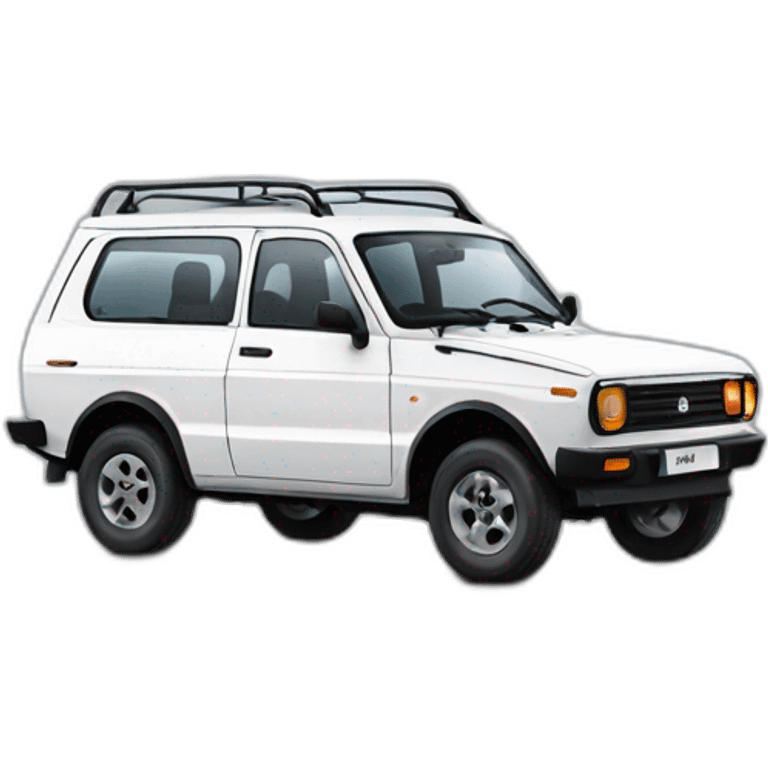 Lada niva white emoji