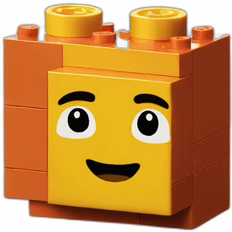 Lego brick emoji