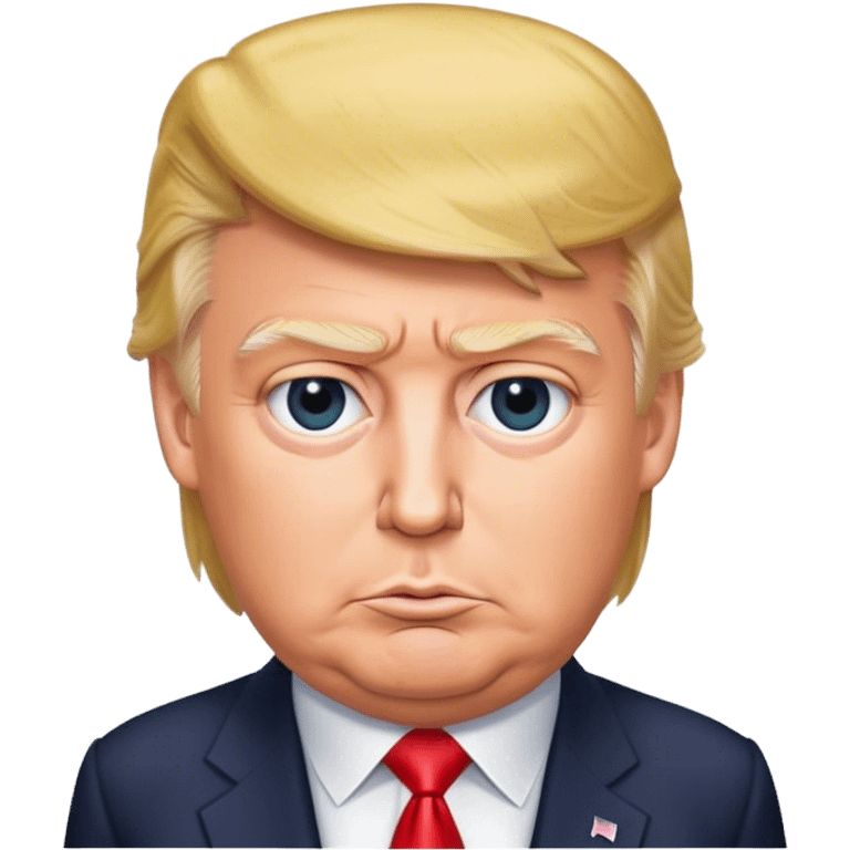 photorealistic Donald trump emoji